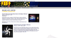 Desktop Screenshot of belgerartscenter.org